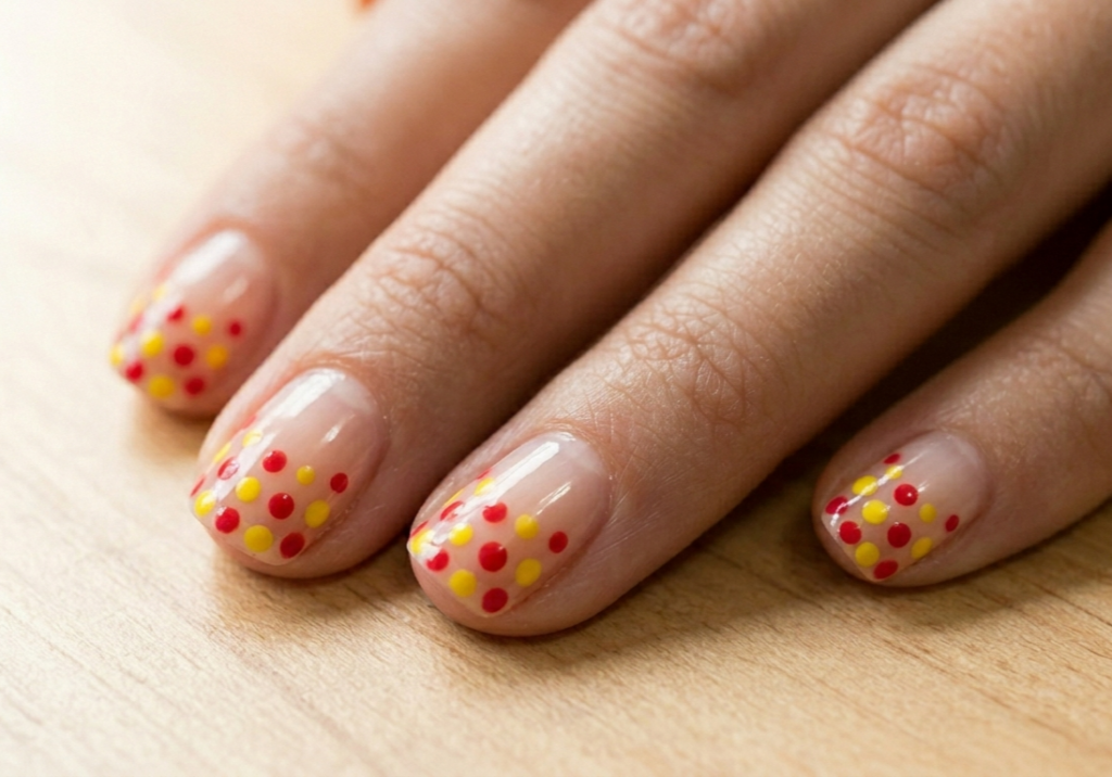 Estilo "polka dot nails"