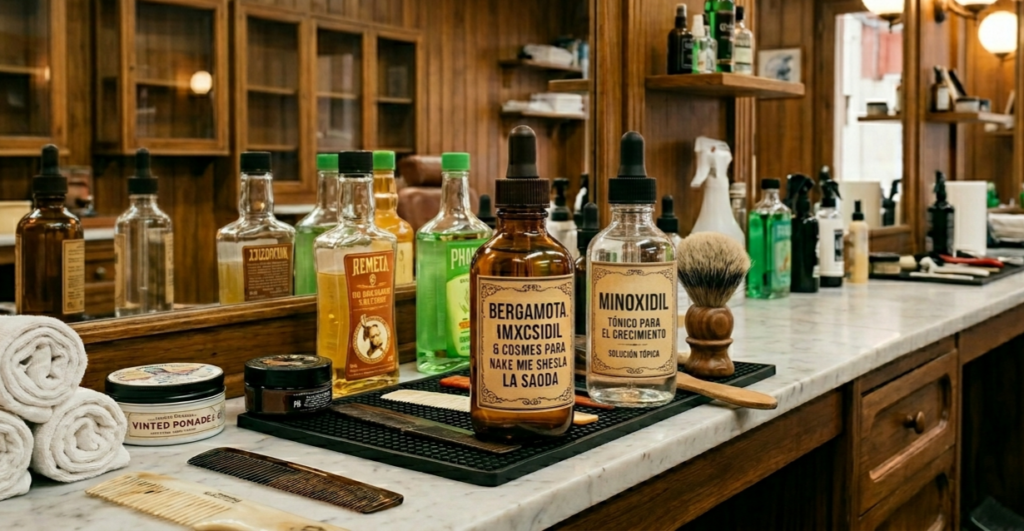 Bergamota y minoxidil, productos para que la barba crezca 