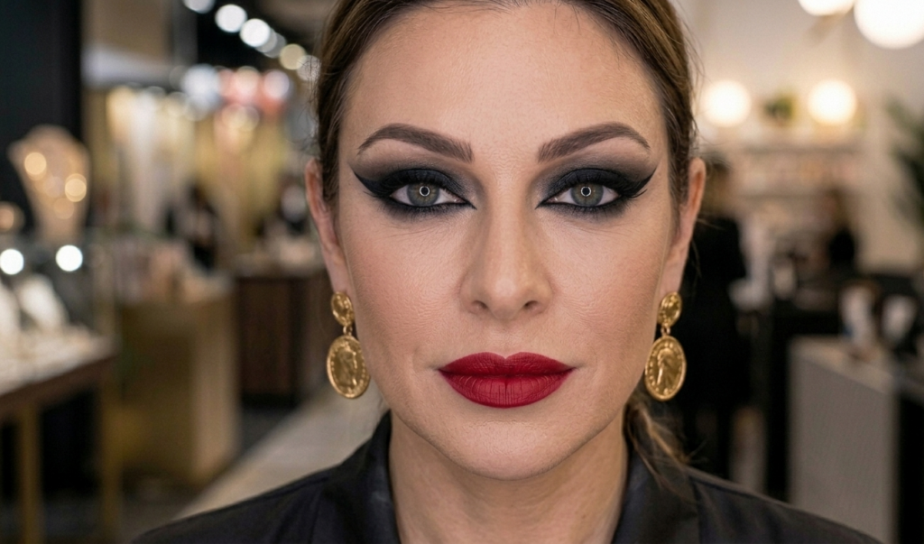 Maquillaje para usar con un outfit de texturas animal print